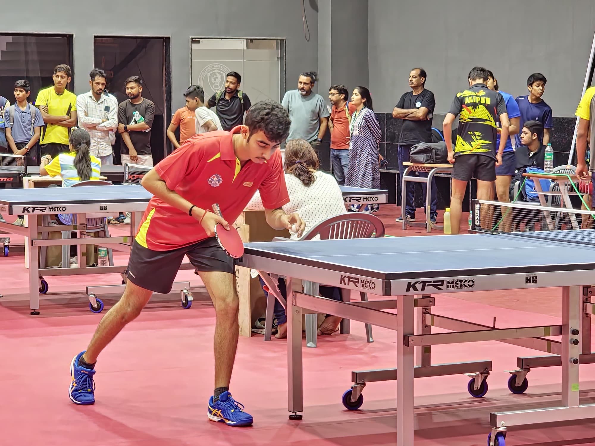 Table-tennis match play - PSH Academy, Udaipur
